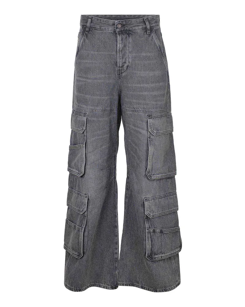 Diesel Bootcut Jeans - Grau Grau