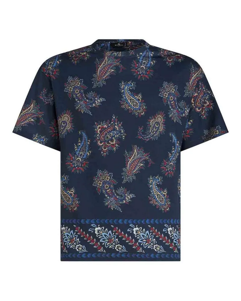 Etro T-Shirt - Blau Blau