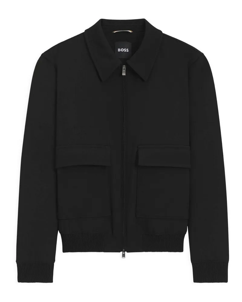 HUGO BOSS Casualjacke - Schwarz Schwarz