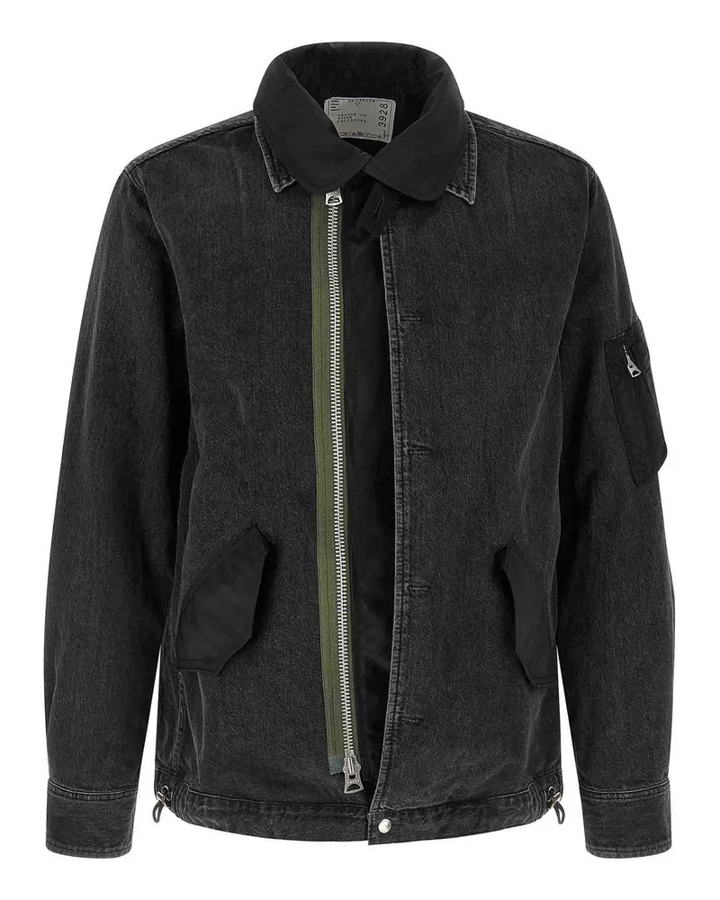 Sacai Hemd - Schwarz Schwarz