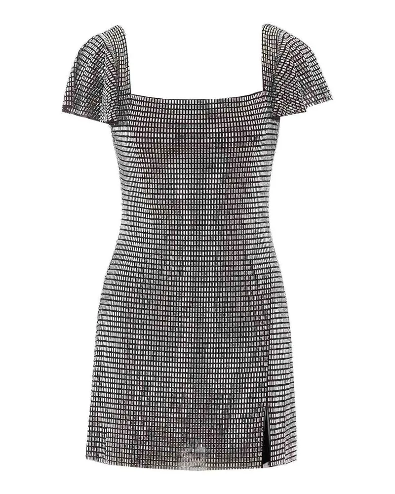 Self-Portrait Kurzes Kleid - Grau Grau