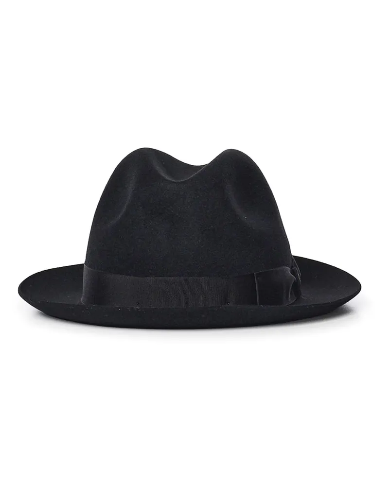 Borsalino Hut - Schwarz Schwarz