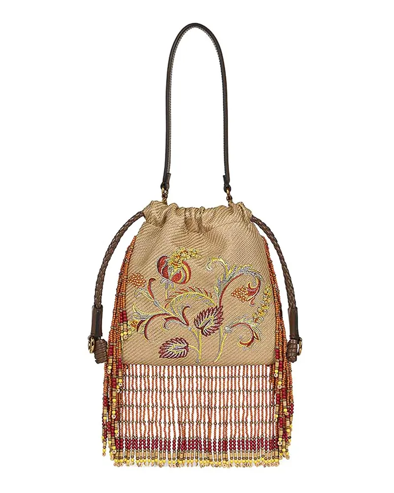 Etro Schultertasche - Braun Braun