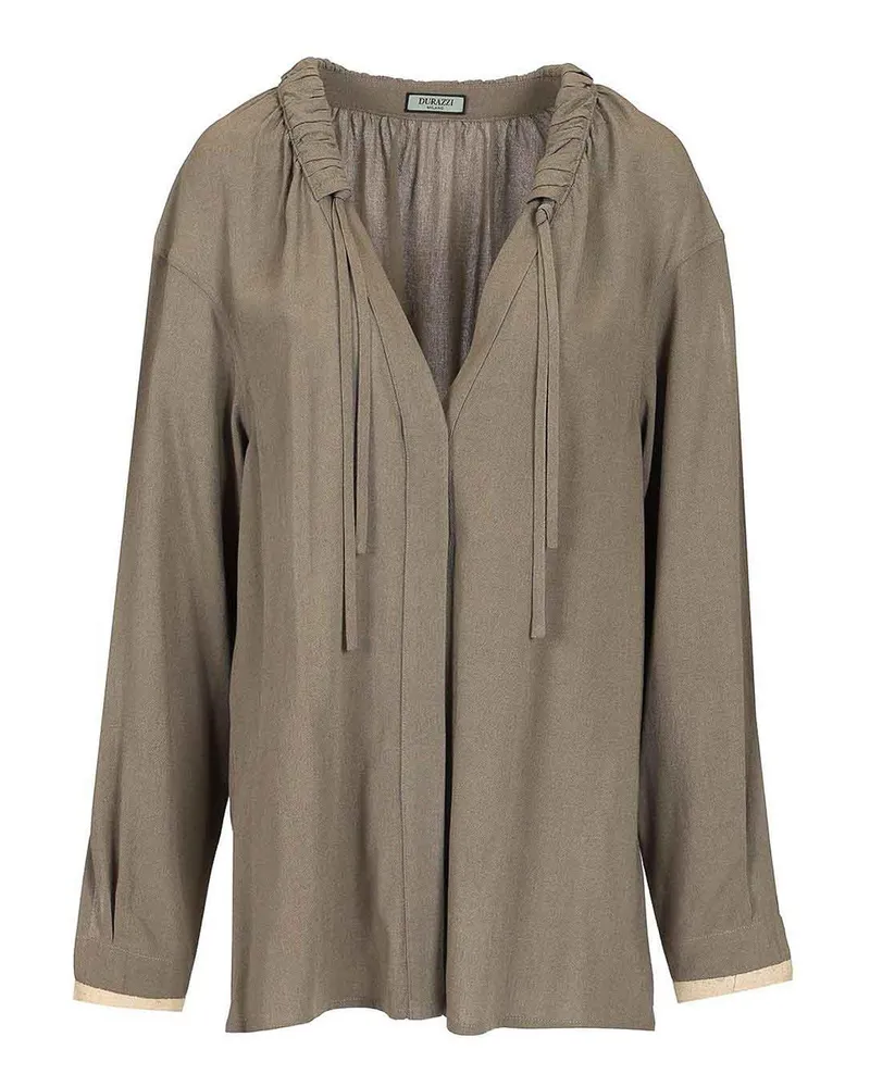 Durazzi Milano Bluse - Grau Grau