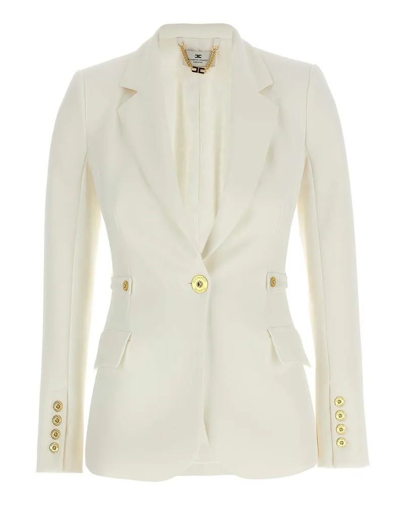 Elisabetta Franchi Blazer - Weiß Weiß