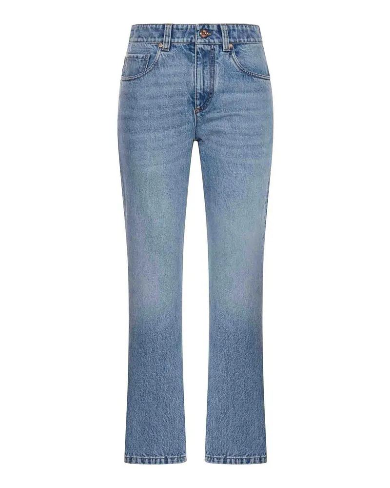 Brunello Cucinelli Straight Leg Jeans - Jeansblau Jeansblau