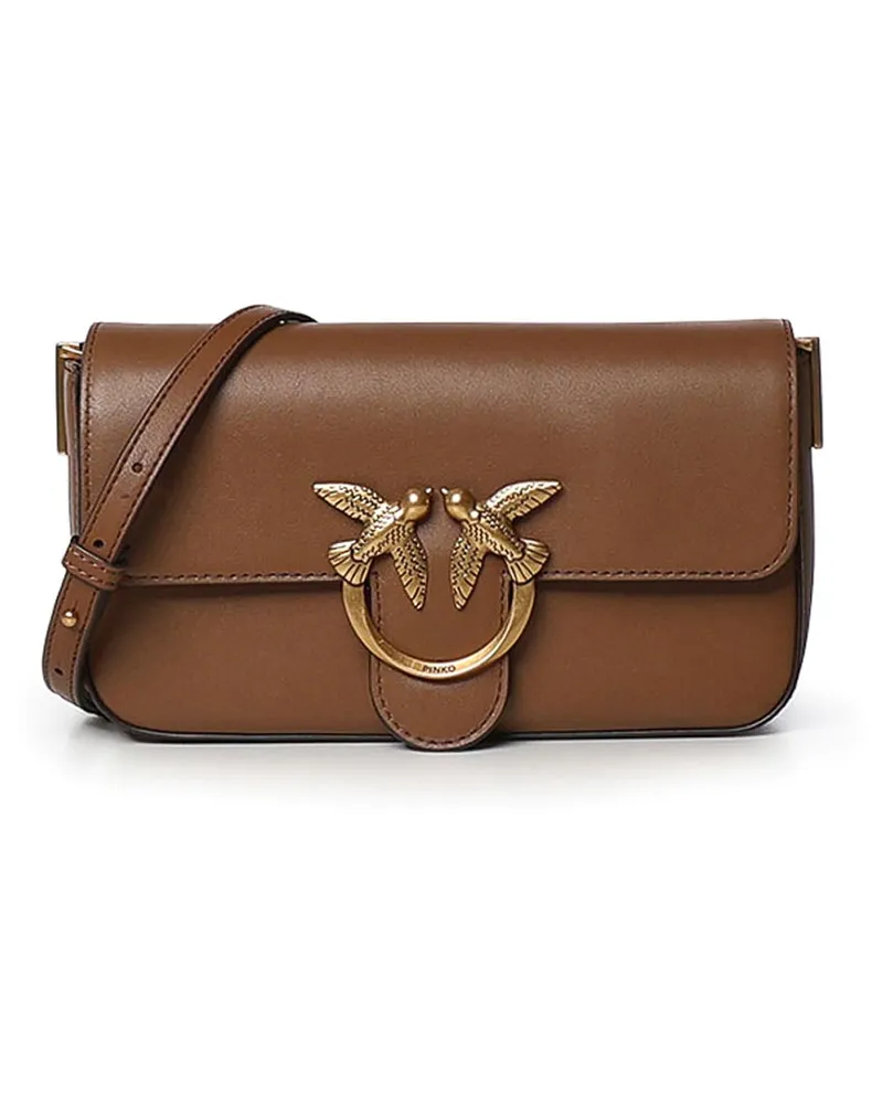 Pinko Schultertasche - Braun Braun
