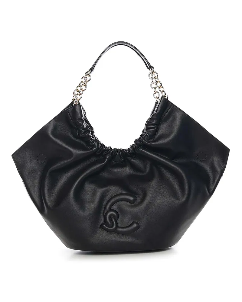 Coccinelle Schultertasche - Schwarz Schwarz