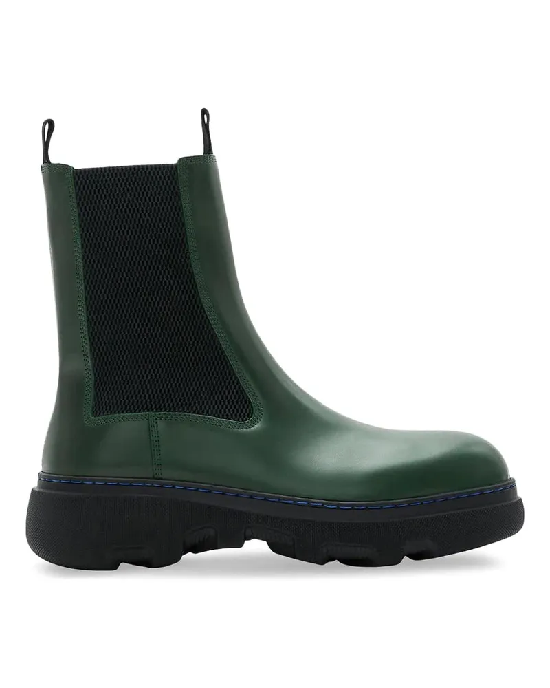 Burberry Stiefeletten - Schwarz Dunkelgrün