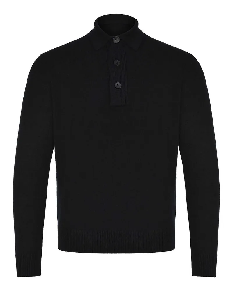 Filippo de Laurentiis Poloshirt - Schwarz Schwarz