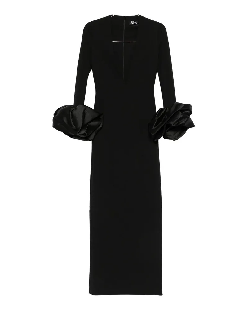 Solace London Maxikleid - Schwarz Schwarz