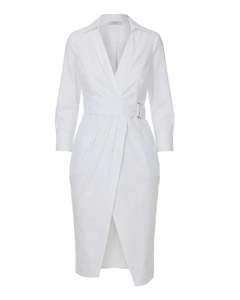 Elisabetta Franchi Knielanges Kleid - Creme Creme