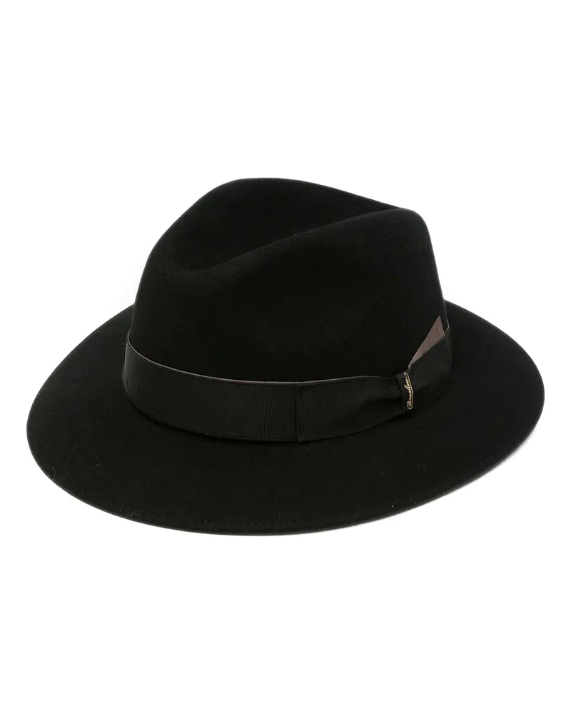 Borsalino Hut - Schwarz Schwarz