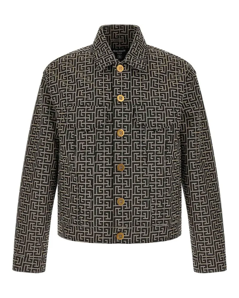 Balmain Casualjacke - Schwarz Schwarz
