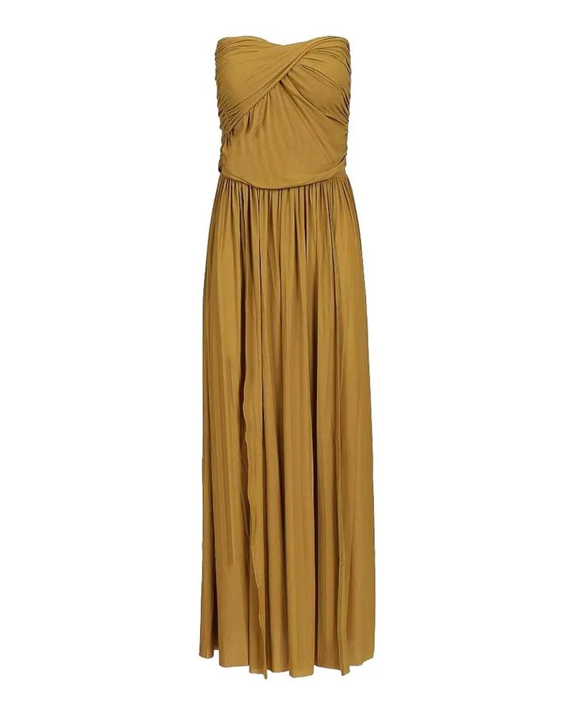 Amazuìn Knielanges Kleid - Grün Grün