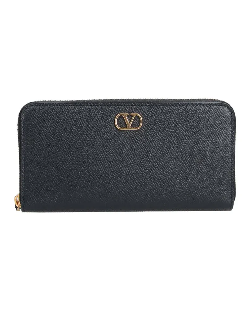 Valentino Garavani Portemonnaie - Schwarz Schwarz