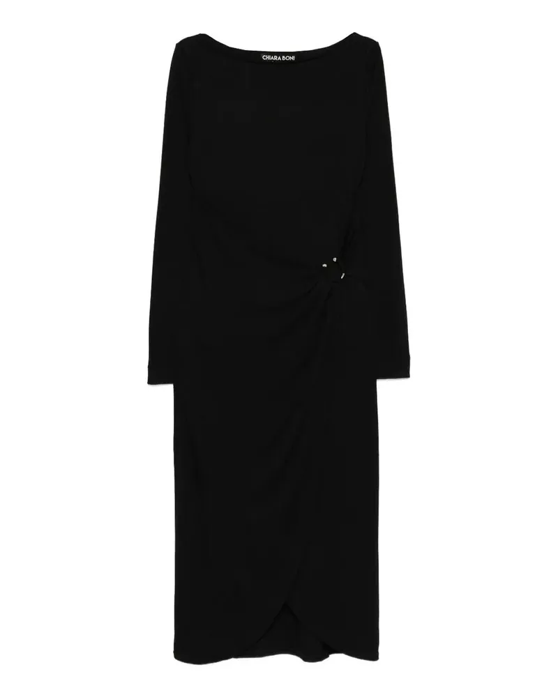 Chiara Boni Knielanges Kleid - Schwarz Schwarz