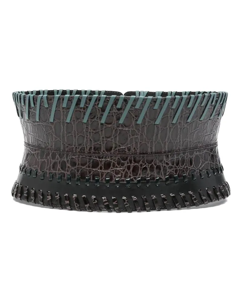 Dries van Noten Gürtel - Taupe Taupe