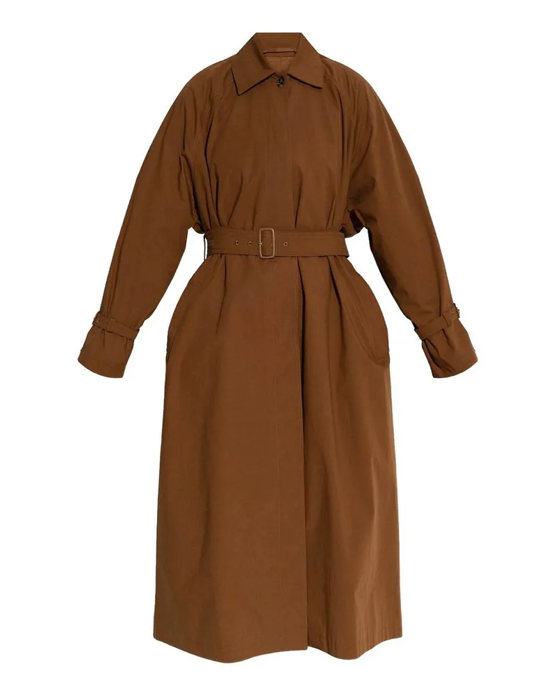 Max Mara Knielanges Kleid - Braun Braun