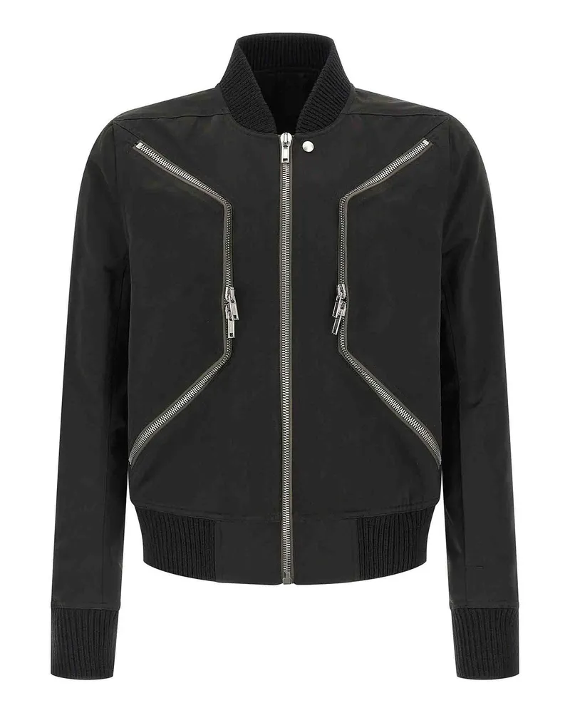 Rick Owens Bomberjacke - Schwarz Schwarz