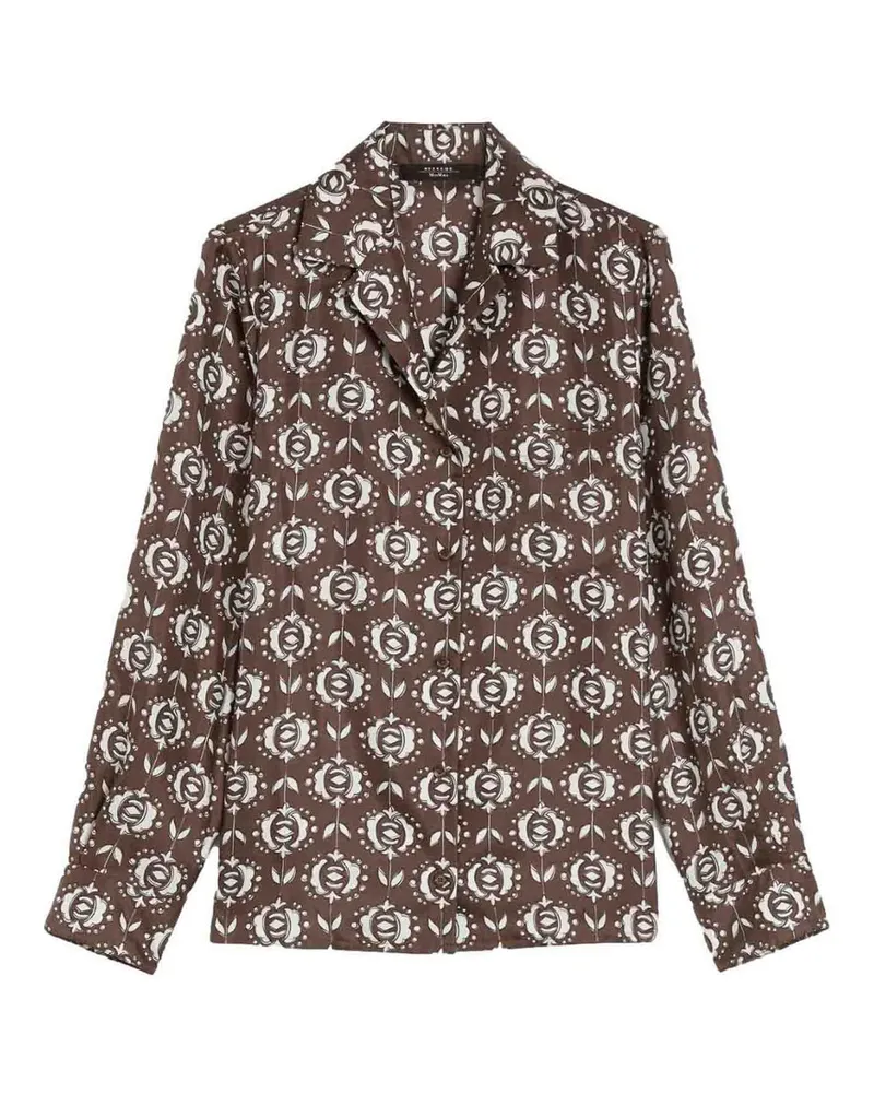 Max Mara Hemd - Braun Braun
