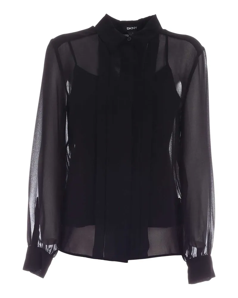 DKNY Hemd - Schwarz Schwarz