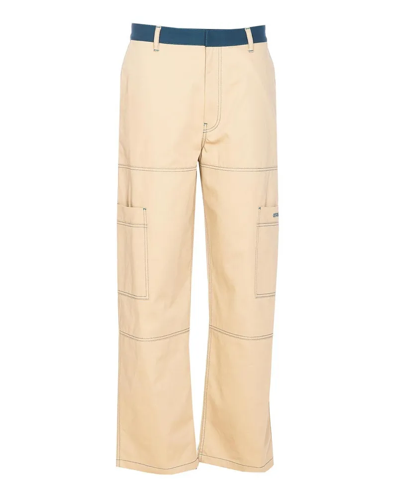 OFF-WHITE Casual Hose - Beige Beige