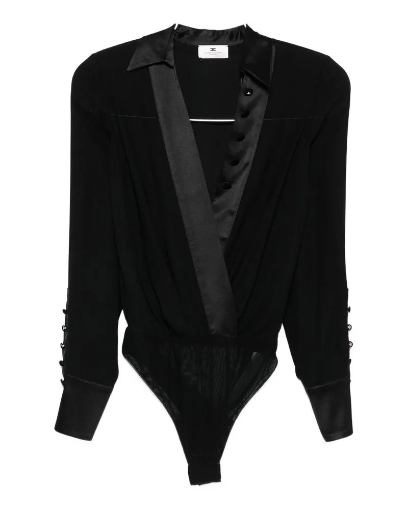 Elisabetta Franchi Hemd - Schwarz Schwarz