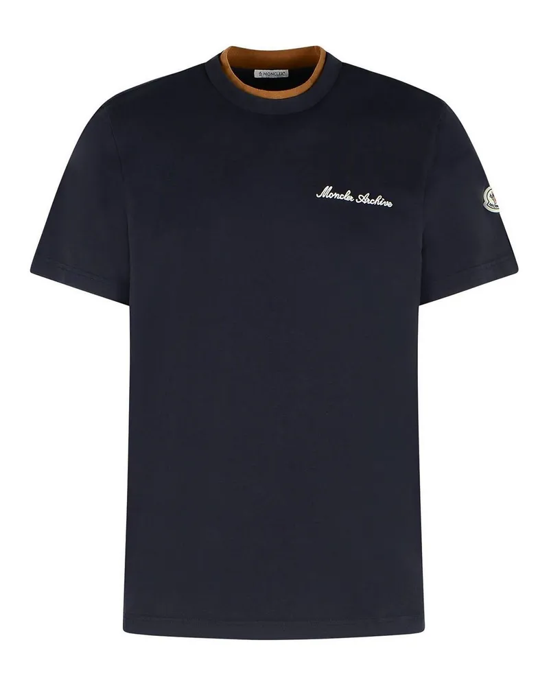 Moncler T-Shirt - Dunkelblau Dunkelblau