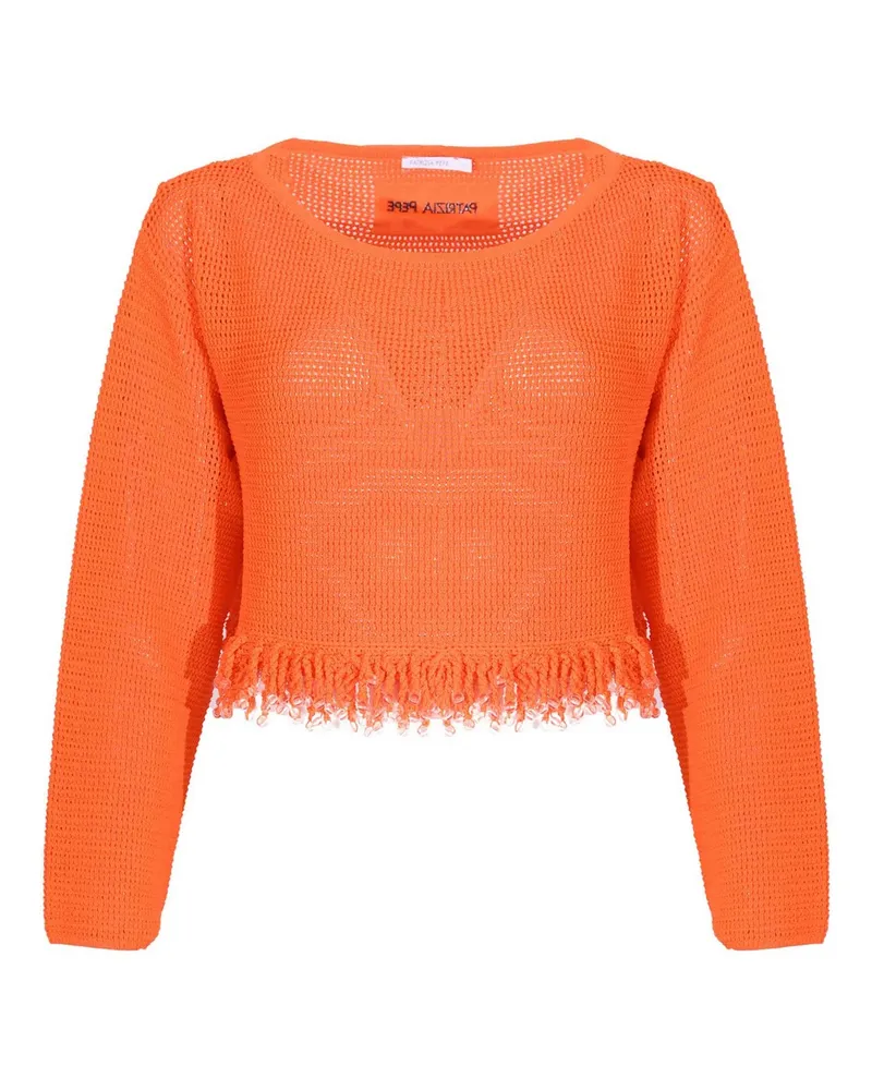 Patrizia Pepe U-Boot-Pullover - Orange Orange