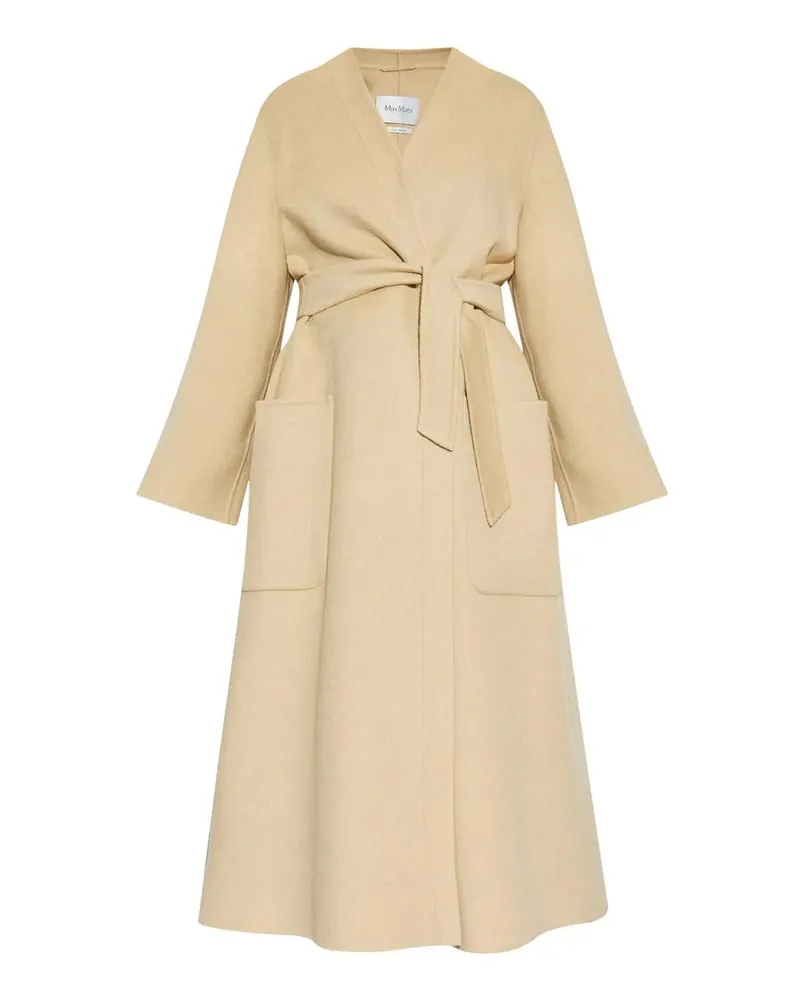 Max Mara Kurzer Mantel - Beige Beige