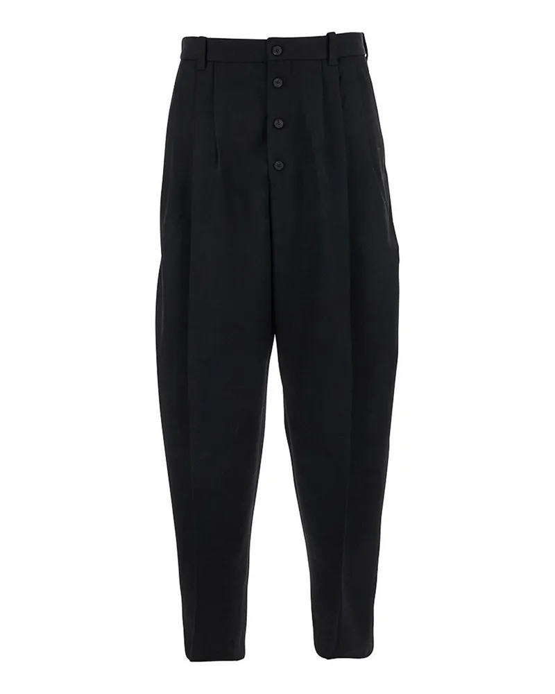 Jacquemus Casual Hose - Schwarz Schwarz