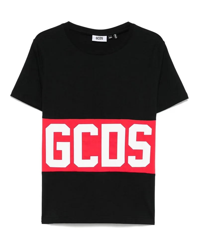 GCDS T-Shirt - Schwarz Schwarz