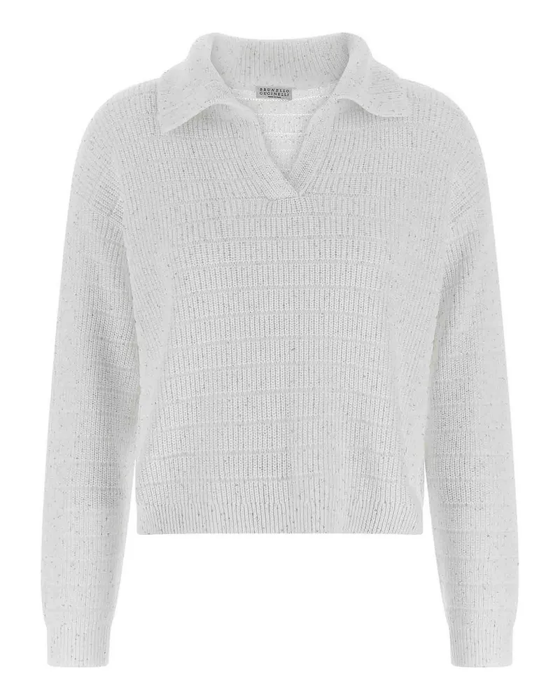 Brunello Cucinelli Poloshirt - Weiß Weiß