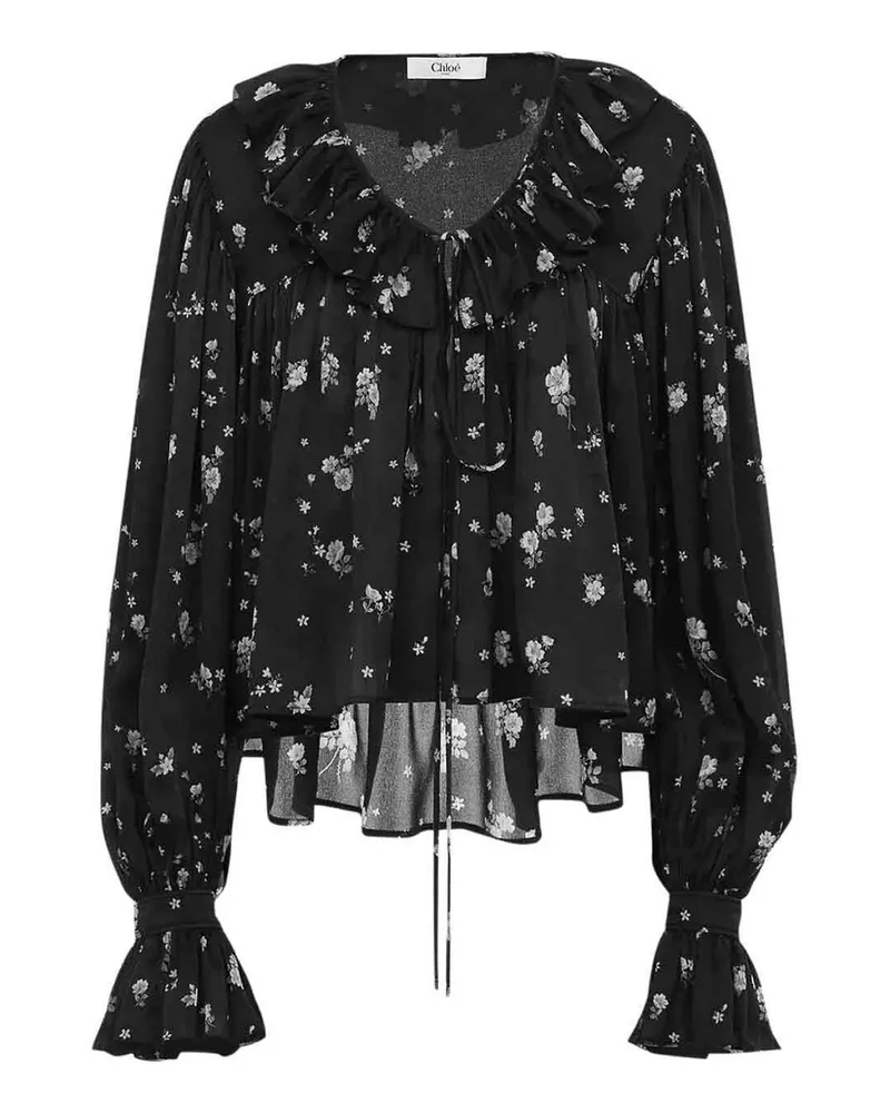 Chloé Bluse - Schwarz Schwarz