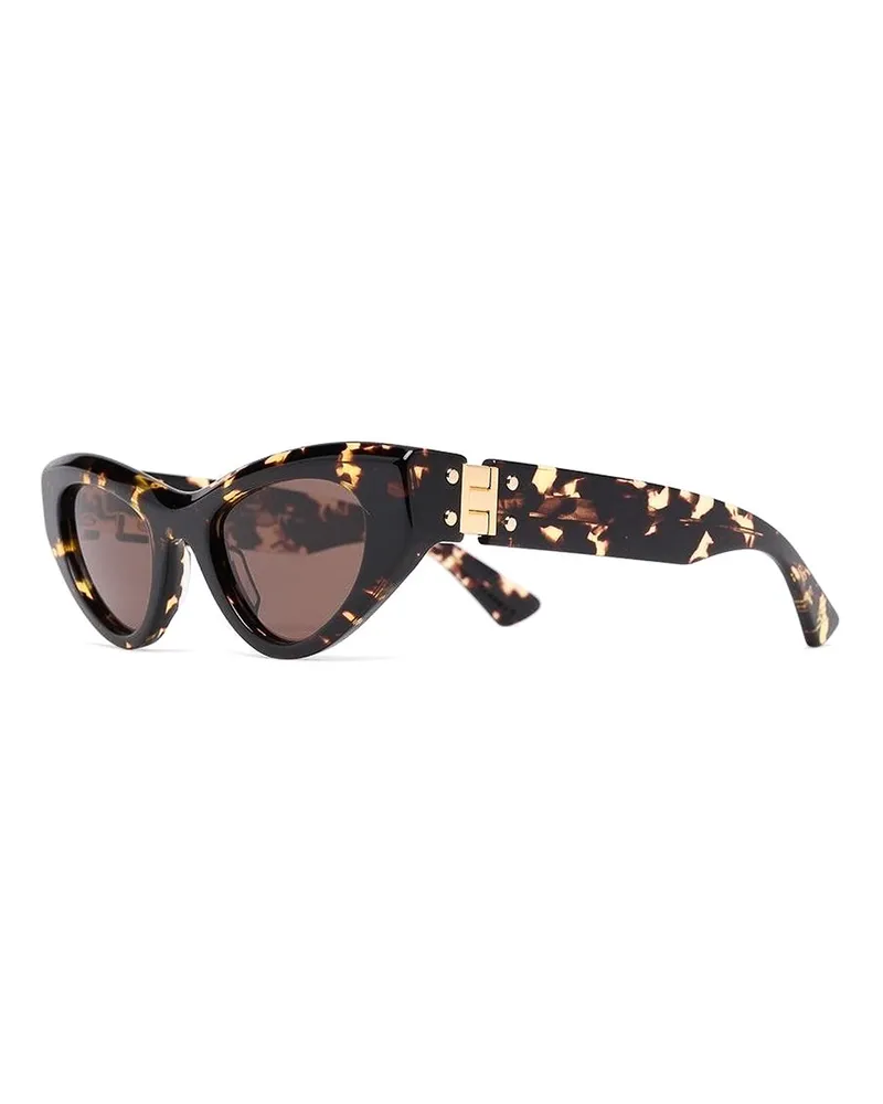 Bottega Veneta Sonnenbrille - Weiß Weiß