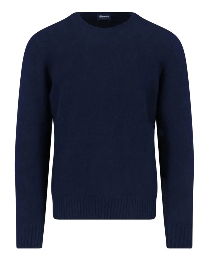 Drumohr  Rundhalspullover - Blau Blau
