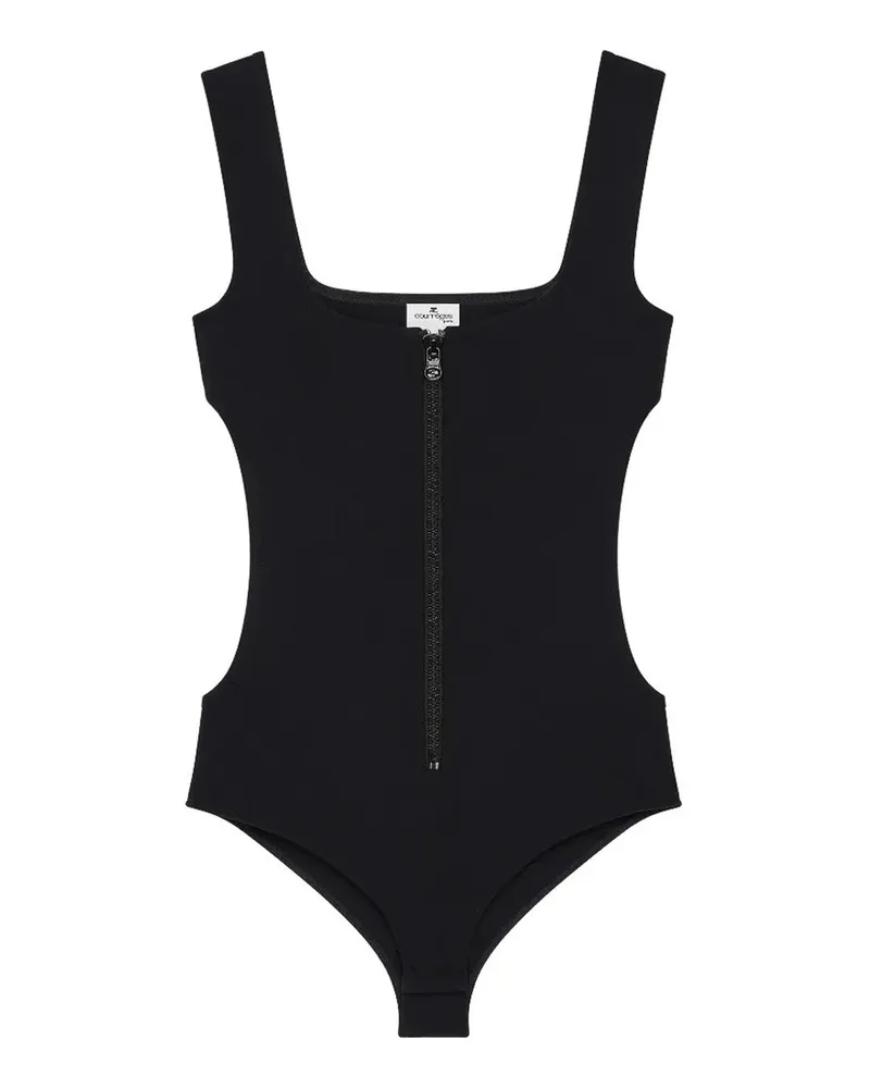 Courrèges Top - Schwarz Schwarz