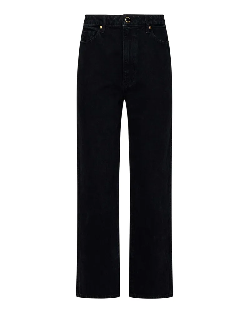 KHAITE Bootcut Jeans - Schwarz Schwarz
