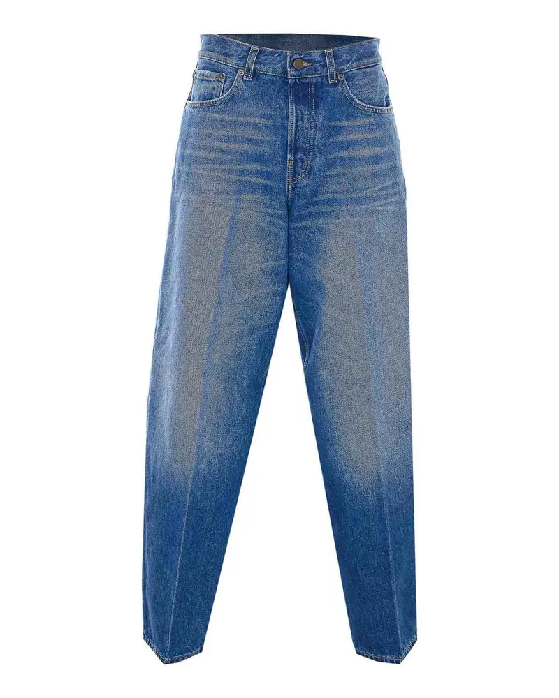 Haikure Straight Leg Jeans - Blau Blau