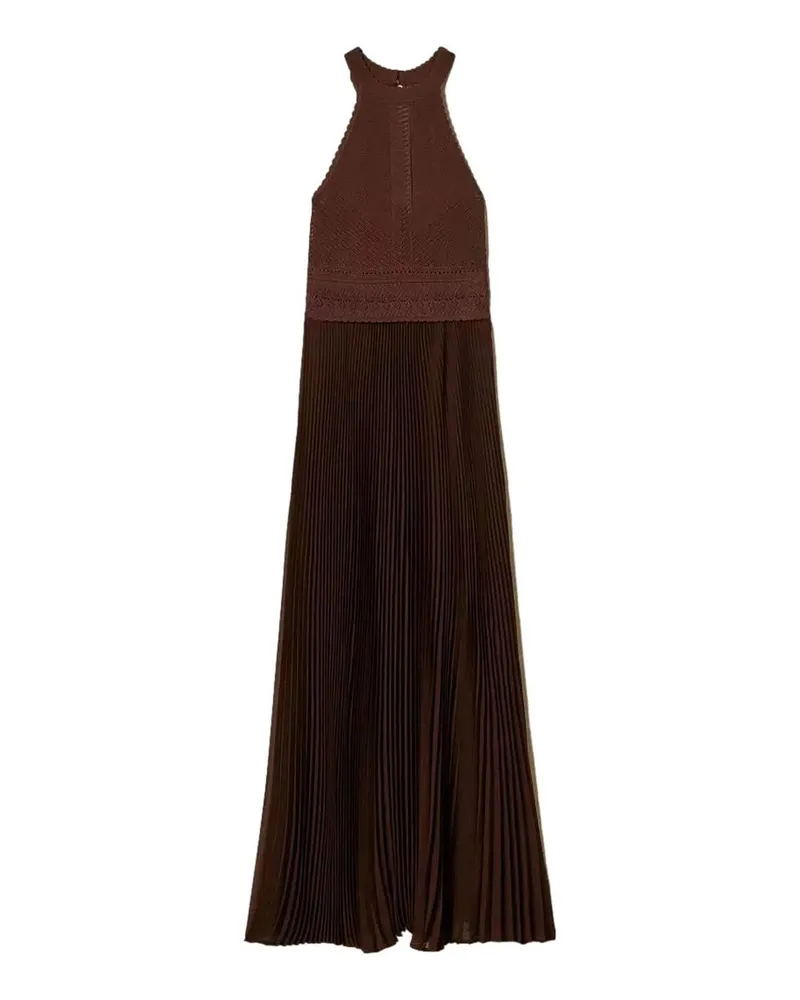 Twin-Set Maxikleid - Camel Camel