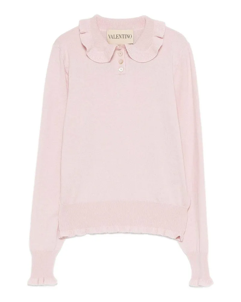 Valentino Garavani Rundhalspullover - Rosa Rosa