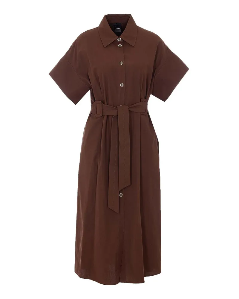 Pinko Kurzes Kleid - Braun Braun