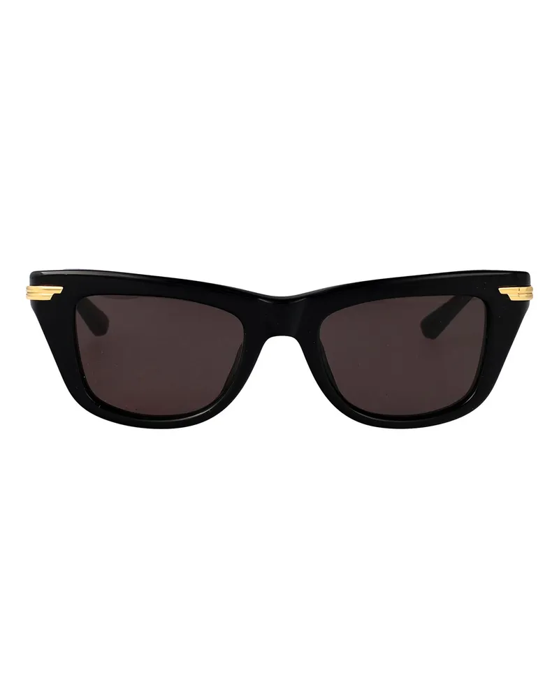 Bottega Veneta Sonnenbrille - Schwarz Schwarz