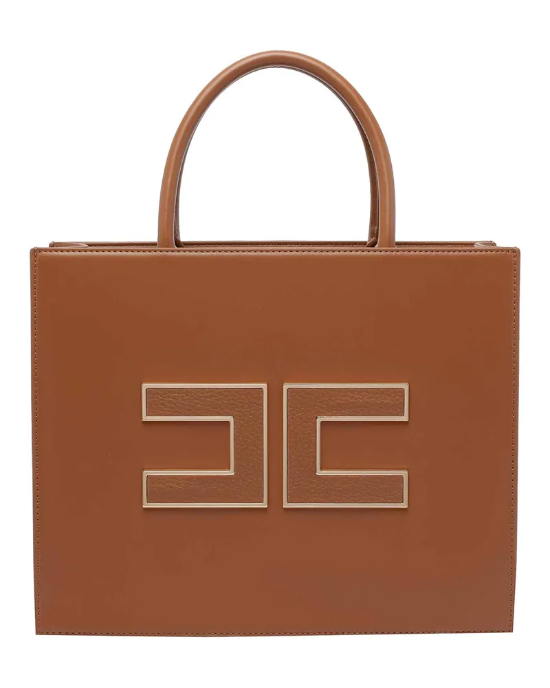 Elisabetta Franchi Shopper - Braun Braun