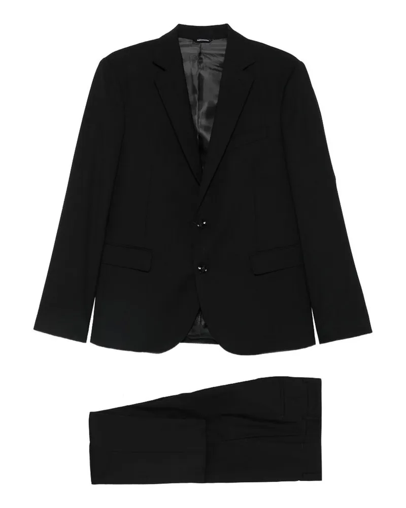 Daniele Alessandrini Eleganter Anzug - Schwarz Schwarz