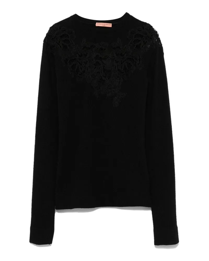 Ermanno Scervino U-Boot-Pullover - Schwarz Schwarz