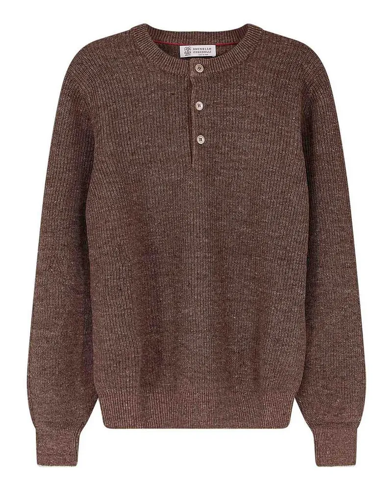 Brunello Cucinelli Rundhalspullover - Beige Beige