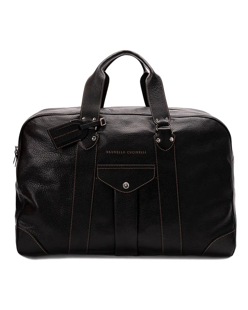 Brunello Cucinelli Reisetasche - Schwarz 
