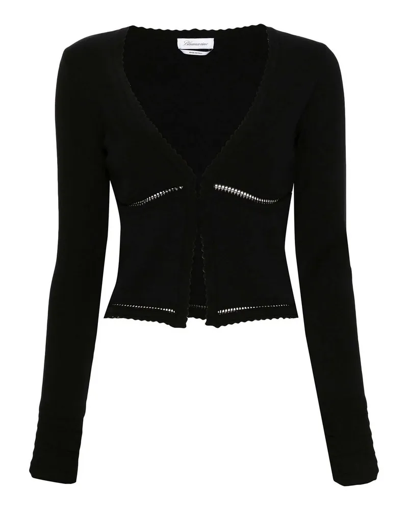 Blumarine U-Boot-Pullover - Schwarz Schwarz